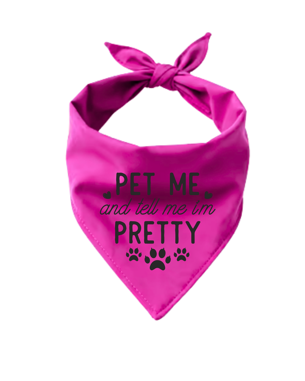 Call Me Pretty Dog Bandana | Pet Accessory – Ignite Studio