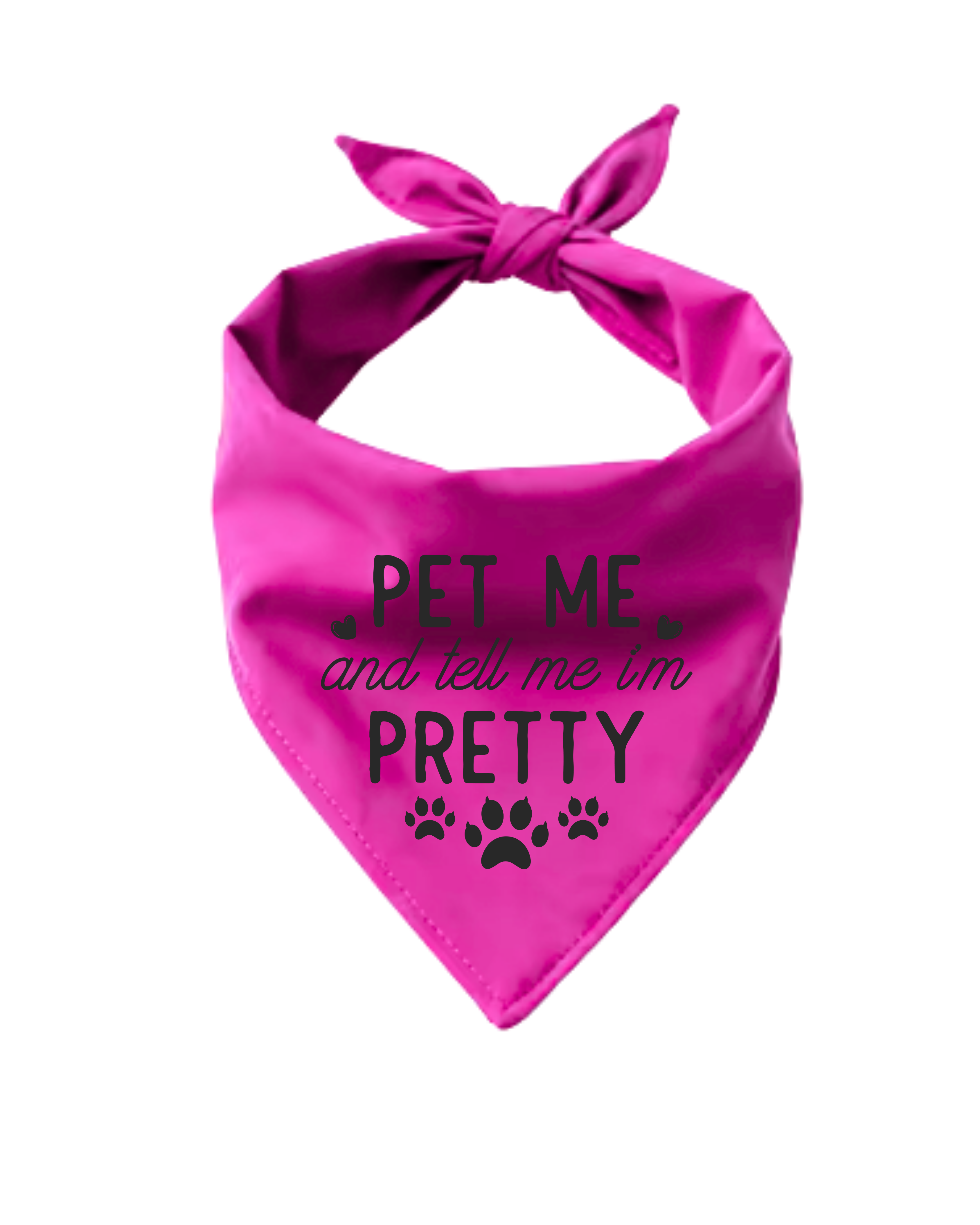 Call Me Pretty Dog Bandana | Pet Accessory – Ignite Studio