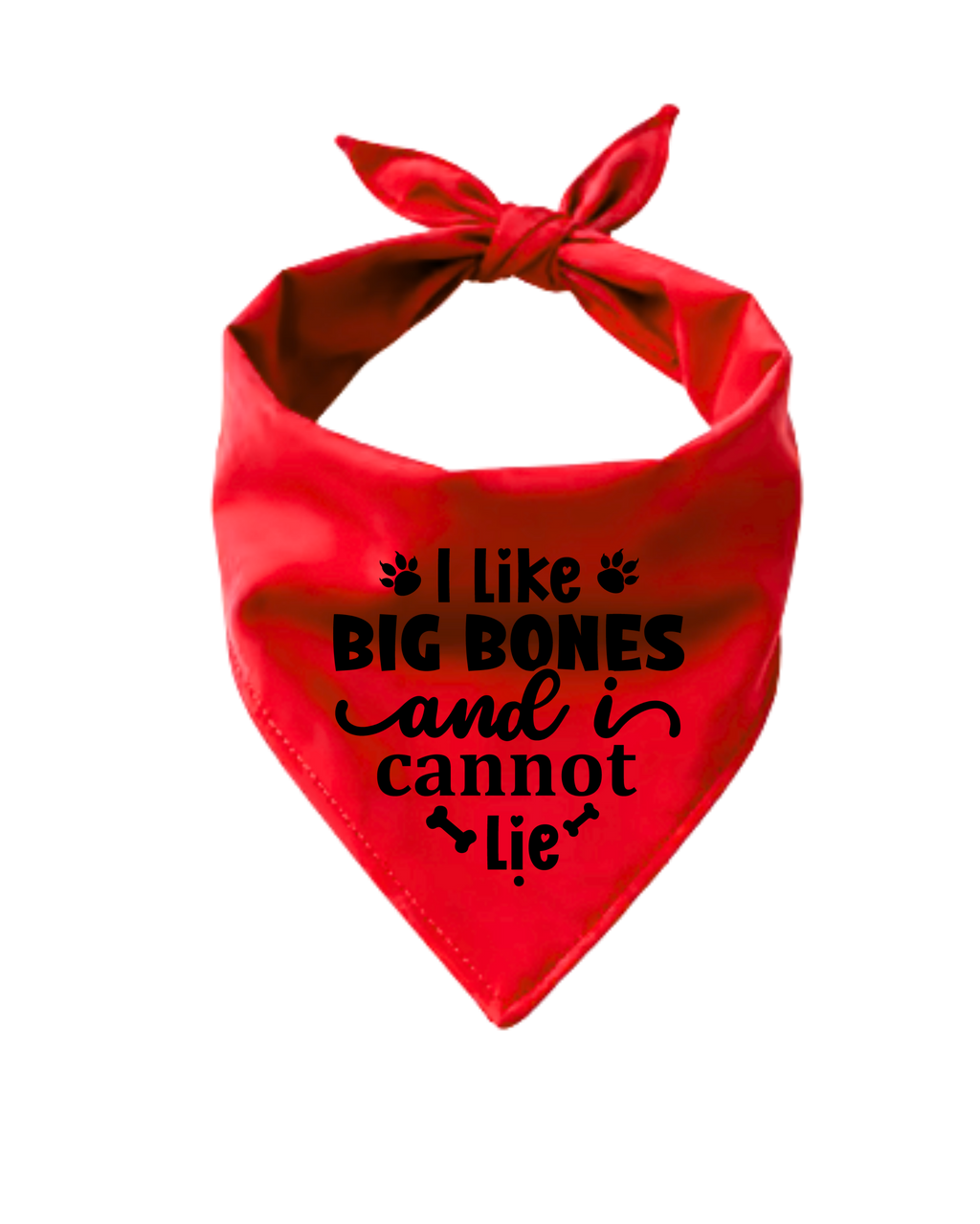 Big Bones Dog Bandana | Personalized Pet Accessory – Ignite Studio